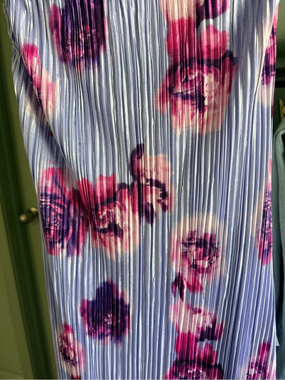Commense Straplessw Lavender Floral Twist-Front Maxi Dress - Picture 5 of 6
